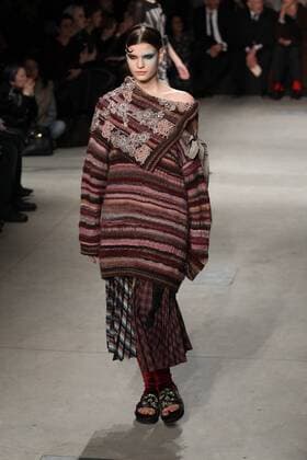 Milan woman s Fashion Week Fall Winter 2017 2018. Antonio Marras Fashionshow Pictured: Model  Copyright: xRiccardoxGiordanoxSickix xIPAx xFotosickix