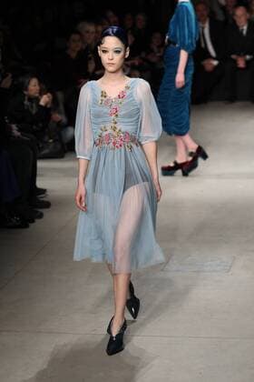 Milan woman s Fashion Week Fall Winter 2017 2018. Antonio Marras Fashionshow Pictured: Model  Copyright: xRiccardoxGiordanoxSickix xIPAx xFotosickix
