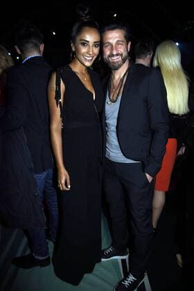 Mailand Fashion Week - Prominente bei Elisabetta Franchi Milan woman s Fashion Week Fall Winter 2017 2018 Milano Moda Donna Autunno Inverno 2017 2018 Elisabetta Franchi Front Row Pictured: Jiuliana Moreira Edoardo Stoppa  Copyright: xSimonaxChiocciax xIPAx xFotosickix