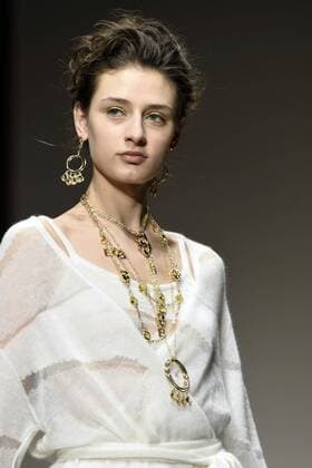 Milan woman s Fashion Week Fall Winter 2017 2018 Milano Moda Donna Autunno Inverno 2017 2018 Biagiotti Fashion Show Pictured  Copyright: xSimonaxChiocciax xIPAx xFotosickix