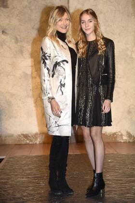 Milan woman s Fashion Week Fall Winter 2017 2018 Milano Moda Donna Autunno Inverno 2017 2018 Biagiotti front row Pictured Natasha Stefanenko e figlia  Copyright: xSimonaxChiocciax xIPAx xFotosickix