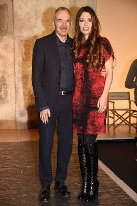 Milan woman s Fashion Week Fall Winter 2017 2018 Milano Moda Donna Autunno Inverno 2017 2018 Biagiotti front row Pictured Lavinia e Capasa  Copyright: xSimonaxChiocciax xIPAx xFotosickix