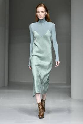 Milan woman s Fashion Week Fall Winter 2017 2018. Milano Moda donna , autunno inverno 2017 2018 . Salvatore Ferragamo Fashion show Pictured: Model  Copyright: xRiccardoxGiordanoxSickix xIPAx xFotosickix
