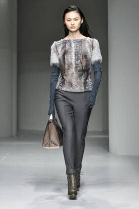 Milan woman s Fashion Week Fall Winter 2017 2018. Milano Moda donna , autunno inverno 2017 2018 . Salvatore Ferragamo Fashion show Pictured: Model  Copyright: xRiccardoxGiordanoxSickix xIPAx xFotosickix