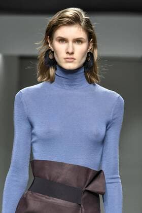 Milan woman s Fashion Week Fall Winter 2017 2018. Milano Moda donna , autunno inverno 2017 2018 . Salvatore Ferragamo Fashion show Pictured: Model  Copyright: xRiccardoxGiordanoxSickix xIPAx xFotosickix