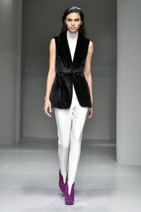 Milan woman s Fashion Week Fall Winter 2017 2018. Milano Moda donna , autunno inverno 2017 2018 . Salvatore Ferragamo Fashion show Pictured: Model  Copyright: xRiccardoxGiordanoxSickix xIPAx xFotosickix