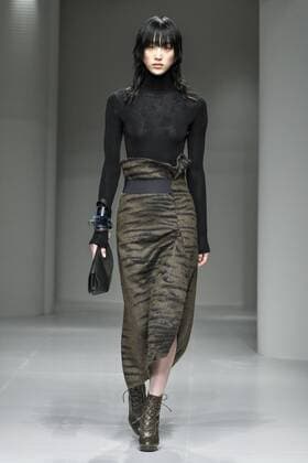 Milan woman s Fashion Week Fall Winter 2017 2018. Milano Moda donna , autunno inverno 2017 2018 . Salvatore Ferragamo Fashion show Pictured: Model  Copyright: xRiccardoxGiordanoxSickix xIPAx xFotosickix