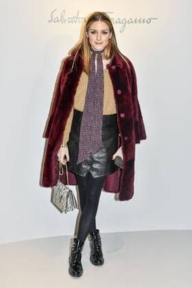 Milan woman s Fashion Week Fall Winter 2017 2018. Milano Moda donna , autunno inverno 2017 2018 . Salvatore Ferragamo arrivals Pictured: Olivia Palermo  Copyright: xRiccardoxGiordanoxSickix xIPAx xFotosickix