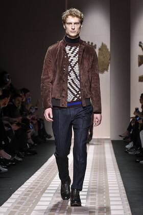 Milan woman s Fashion Week Fall Winter 2017 2018. Milano Moda donna , autunno inverno 2017 2018 . Trussardi fashion show Pictured: model  Copyright: xRiccardoxGiordanoxSickix xIPAx xFotosickix