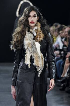 Milan woman s Fashion Week Fall Winter 2017 2018. Milano Moda donna , autunno inverno 2017 2018 . Moschillo fashion show Pictured: model  Copyright: xRiccardoxGiordanoxSickix xIPAx xFotosickix