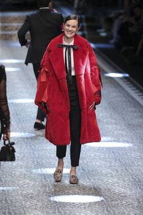Milan woman s Fashion Week Fall Winter 2017 2018. D&G Fashion Show Pictured: model  Copyright: xSickix xIPAx xFotosickix