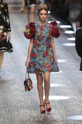 Milan woman s Fashion Week Fall Winter 2017 2018. D&G Fashion Show Pictured: model  Copyright: xSickix xIPAx xFotosickix