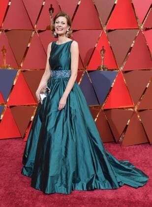 Makeup artist Eva von Bahr arrives on the red carpet for the 89th annual Academy Awards at the Dolby Theatre in the Hollywood section of Los Angeles on February 26, 2017.  LAP20170226001 JIMxRUYMEN