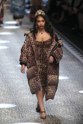 Milan woman s Fashion Week Fall Winter 2017 2018. D&G Fashion Show Pictured: model  Copyright: xSickix xIPAx xFotosickix