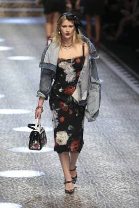 Milan woman s Fashion Week Fall Winter 2017 2018. D&G Fashion Show Pictured: model  Copyright: xSickix xIPAx xFotosickix
