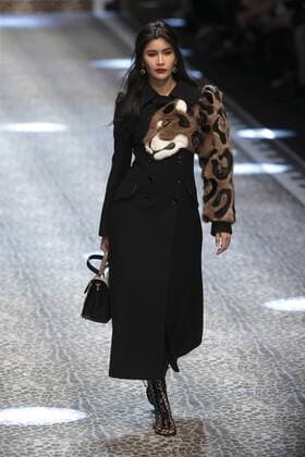 Milan woman s Fashion Week Fall Winter 2017 2018. D&G Fashion Show Pictured: model  Copyright: xSickix xIPAx xFotosickix