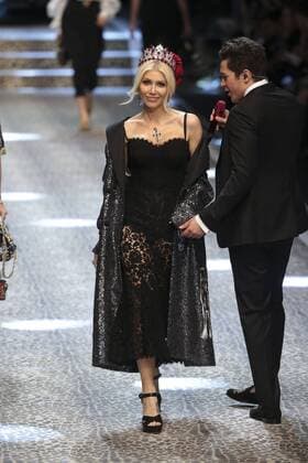 Milan woman s Fashion Week Fall Winter 2017 2018. D&G Fashion Show Pictured: model  Copyright: xSickix xIPAx xFotosickix
