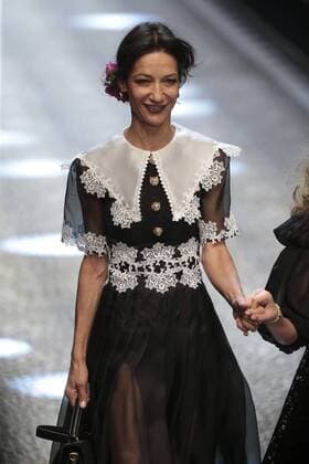 Milan woman s Fashion Week Fall Winter 2017 2018. D&G Fashion Show Pictured: model  Copyright: xSickix xIPAx xFotosickix