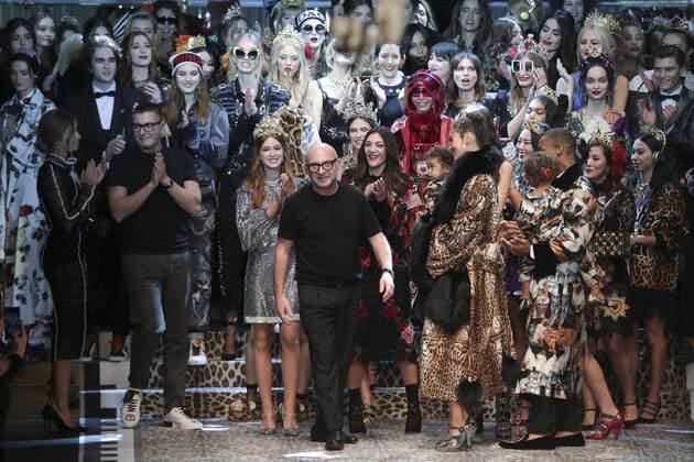 Milan woman s Fashion Week Fall Winter 2017 2018. D&G Fashion Show Pictured: model  Copyright: xSickix xIPAx xFotosickix