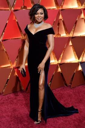 Actress Taraji P. Henson arrives on the red carpet for the 89th annual Academy Awards at the Dolby Theatre in the Hollywood section of Los Angeles on February 26, 2017.  LAP20170226356 JIMxRUYMEN