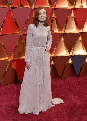 Actress Isabelle Huppert arrives on the red carpet for the 89th annual Academy Awards at the Dolby Theatre in the Hollywood section of Los Angeles on February 26, 2017.  LAP20170226730 JIMxRUYMEN