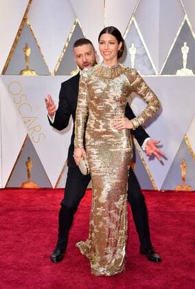 Themen der Woche Justin Timberlake and Jessica Biel arrive on the red carpet for the 89th annual Academy Awards at the Dolby Theatre in the Hollywood section of Los Angeles on February 26, 2017.  LAP2017022719 KEVINxDIETSCH