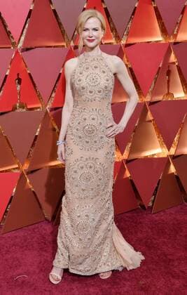 Actress Nicole Kidman arrives on the red carpet for the 89th annual Academy Awards at the Dolby Theatre in the Hollywood section of Los Angeles on February 26, 2017.  LAP20170226758 JIMxRUYMEN