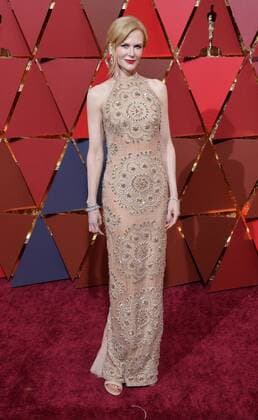 Actress Nicole Kidman arrives on the red carpet for the 89th annual Academy Awards at the Dolby Theatre in the Hollywood section of Los Angeles on February 26, 2017.  LAP20170226761 JIMxRUYMEN