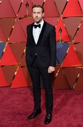 Actor Ryan Gosling arrives on the red carpet for the 89th annual Academy Awards at the Dolby Theatre in the Hollywood section of Los Angeles on February 26, 2017.  LAP20170226382 JIMxRUYMEN