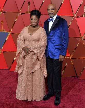 Actors LaTanya Richardson and Samuel L. Jackson arrive on the red carpet for the 89th annual Academy Awards at the Dolby Theatre in the Hollywood section of Los Angeles on February 26, 2017.  LAP20170226826 JIMxRUYMEN