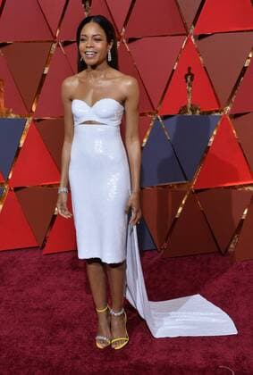 Actress Naomie Harris arrives on the red carpet for the 89th annual Academy Awards at the Dolby Theatre in the Hollywood section of Los Angeles on February 26, 2017.  LAP20170226834 JIMxRUYMEN