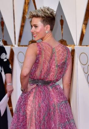Scarlett Johansson arrives on the red carpet for the 89th annual Academy Awards at the Dolby Theatre in the Hollywood section of Los Angeles on February 26, 2017.  LAP2017022790 KEVINxDIETSCH