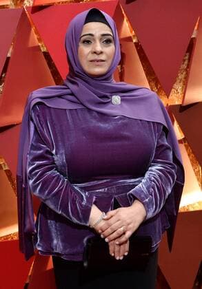 Hala Kamil arrives on the red carpet for the 89th annual Academy Awards at the Dolby Theatre in the Hollywood section of Los Angeles on February 26, 2017.  LAP20170226060 JIMxRUYMEN