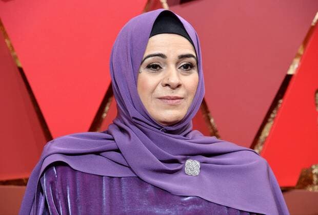Hala Kamil arrives on the red carpet for the 89th annual Academy Awards at the Dolby Theatre in the Hollywood section of Los Angeles on February 26, 2017.  LAP20170226061 JIMxRUYMEN