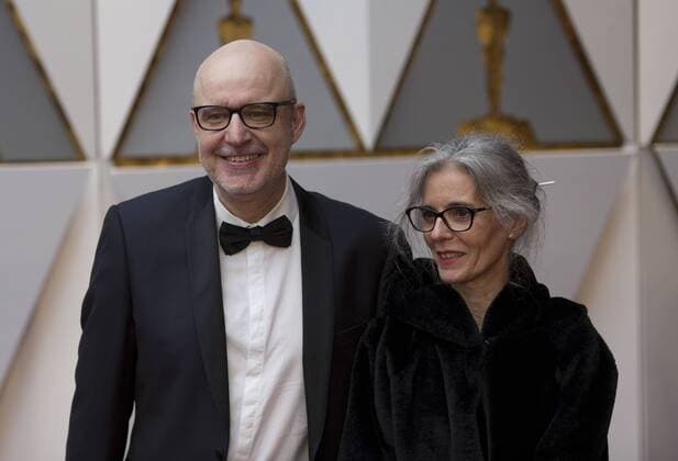 Spanish director and producer Juanjo Gimenez (L) and his wife Maria Hidalga pose at the red carpet during the 89th Academy Awards at the Dolby Theater in Hollywood, California, United States, 26 February 2017. 89TH CINEMA ACADEMY AWARDS IN HOLLYWOOD !ACHTUNG: NUR REDAKTIONELLE NUTZUNG!  Copyright: xARMANDOxARORIZOx HWD001 20170227-636237676014587005