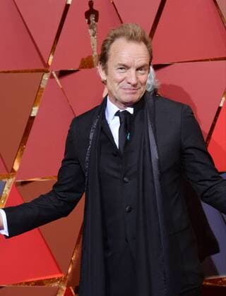 Musician Sting arrives on the red carpet for the 89th annual Academy Awards at the Dolby Theatre in the Hollywood section of Los Angeles on February 26, 2017.  LAP20170226086 JIMxRUYMEN