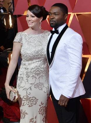 Actor David Oyelowo (R) and Jessica Oyelowo arrive on the red carpet for the 89th annual Academy Awards at the Dolby Theatre in the Hollywood section of Los Angeles on February 26, 2017.  LAP20170226459 JIMxRUYMEN