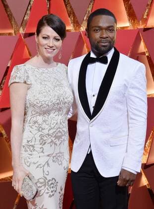Actor David Oyelowo (R) and Jessica Oyelowo arrive on the red carpet for the 89th annual Academy Awards at the Dolby Theatre in the Hollywood section of Los Angeles on February 26, 2017.  LAP20170226457 JIMxRUYMEN