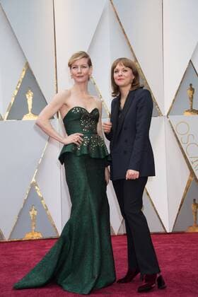 Feb 26, 2017 - Hollywood, California, U.S - Maren Ade (right), Oscar nominee, and guest arrives on the red carpet of The 89th Oscars® at the Dolby Theatre in Hollywood, CA on Sunday, February 26, 2017. Hollywood U.S - ZUMAz03_ 20170226_sho_z03_189 Copyright: xAMPASx