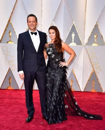 Vince Vaughn and Kyla Weber arrive on the red carpet for the 89th annual Academy Awards at the Dolby Theatre in the Hollywood section of Los Angeles on February 26, 2017.  LAP2017022861 KEVINxDIETSCH