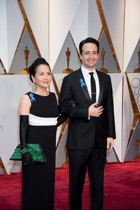 Feb 26, 2017 - Hollywood, California, U.S - LIN-MANUEL MIRANDA , Oscar nominee, and Luz Towns-Miranda arrives on the red carpet of The 89th Oscars® at the Dolby Theatre in Hollywood, CA on Sunday, February 26, 2017. Hollywood U.S - ZUMAz03_ 20170226_sho_z03_256 Copyright: xAMPASx