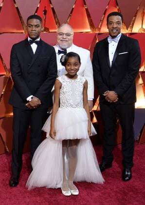 (L-R) Actors Jovan Adepo, Saniyya Sidney, Stephen Henderson and Mykelti Williamson arrive on the red carpet for the 89th annual Academy Awards at the Dolby Theatre in the Hollywood section of Los Angeles on February 26, 2017.  LAP201702261025 JIMxRUYMEN