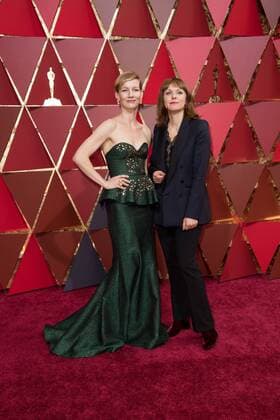 Feb 26, 2017 - Hollywood, California, U.S - Sandra Hüller and Maren Ade, Oscar nominee, arrive on the red carpet of The 89th Oscars® at the Dolby Theatre in Hollywood, CA on Sunday, February 26, 2017. Hollywood U.S - ZUMAz03_ 20170226_sho_z03_304 Copyright: xAMPASx