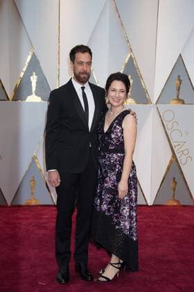 Feb 26, 2017 - Hollywood, California, U.S - Dan Krauss, Oscar nominee, arrives with a guest on the red carpet of The 89th Oscars at the Dolby Theatre in Hollywood, CA on Sunday, February 26, 2017. Hollywood U.S - ZUMAz03_ 20170226_sho_z03_235 Copyright: xAMPASx