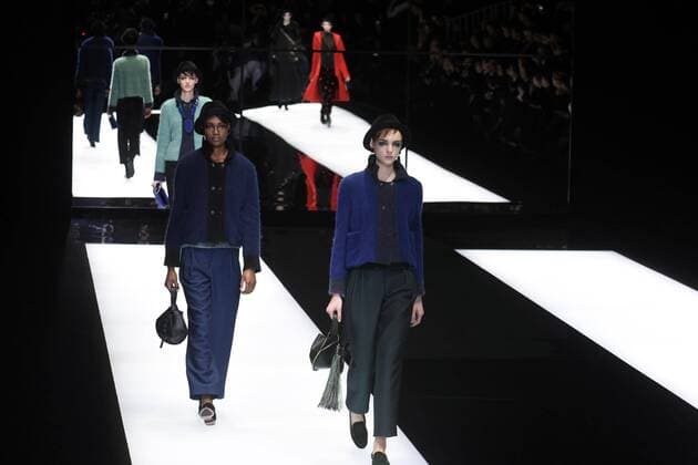 Milan woman s Fashion Week Fall Winter 2017 2018 Giorgio Armani Fashion Show Pictured  Copyright: xSimonaxChiocciax xIPAx xFotosickix