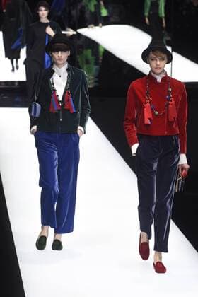 Milan woman s Fashion Week Fall Winter 2017 2018 Giorgio Armani Fashion Show Pictured  Copyright: xSimonaxChiocciax xIPAx xFotosickix