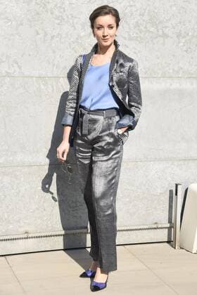 Milan woman s Fashion Week Fall Winter 2017 2018 Giorgio Armani Arrivals Pictured Carli Paoli  Copyright: xSimonaxChiocciax xIPAx xFotosickix