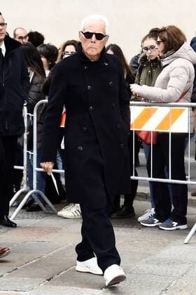 Mailand, Trauerfeier Beerdigung Franca Sozzani Giorgio Armani 