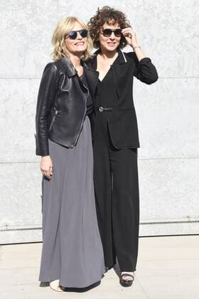 Mailand Fashion Week - Prominente bei Armani Milan woman s Fashion Week Fall Winter 2017 2018 Giorgio Armani Arrivals Pictured Isabella Ferrari Valeria Golino  Copyright: xSimonaxChiocciax xIPAx xFotosickix