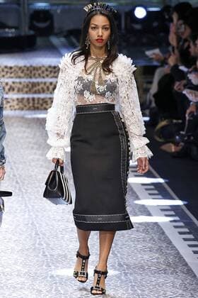 . 26 02 2017. Milan, Italy. Dolce & Gabbana show at Milan Fashion Week for Autumn Winter 2017 .  xi-Imagesx IIM-14520-0193